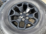 18" Dodge Ram 1500 TRX RHO Black OEM 66002 wheels rims HANKOOK A/T2 35" Texas Truck Tire