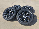 22" Dodge Ram 1500 OEM Laramie wheels LIMITED Gray 2685 2727 tires Texas Truck Tire