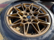 19" Ford Mustang GT Track Pack OEM 10600 10603 Bronze wheels rims 2025 2026 NEW Texas Truck Tire