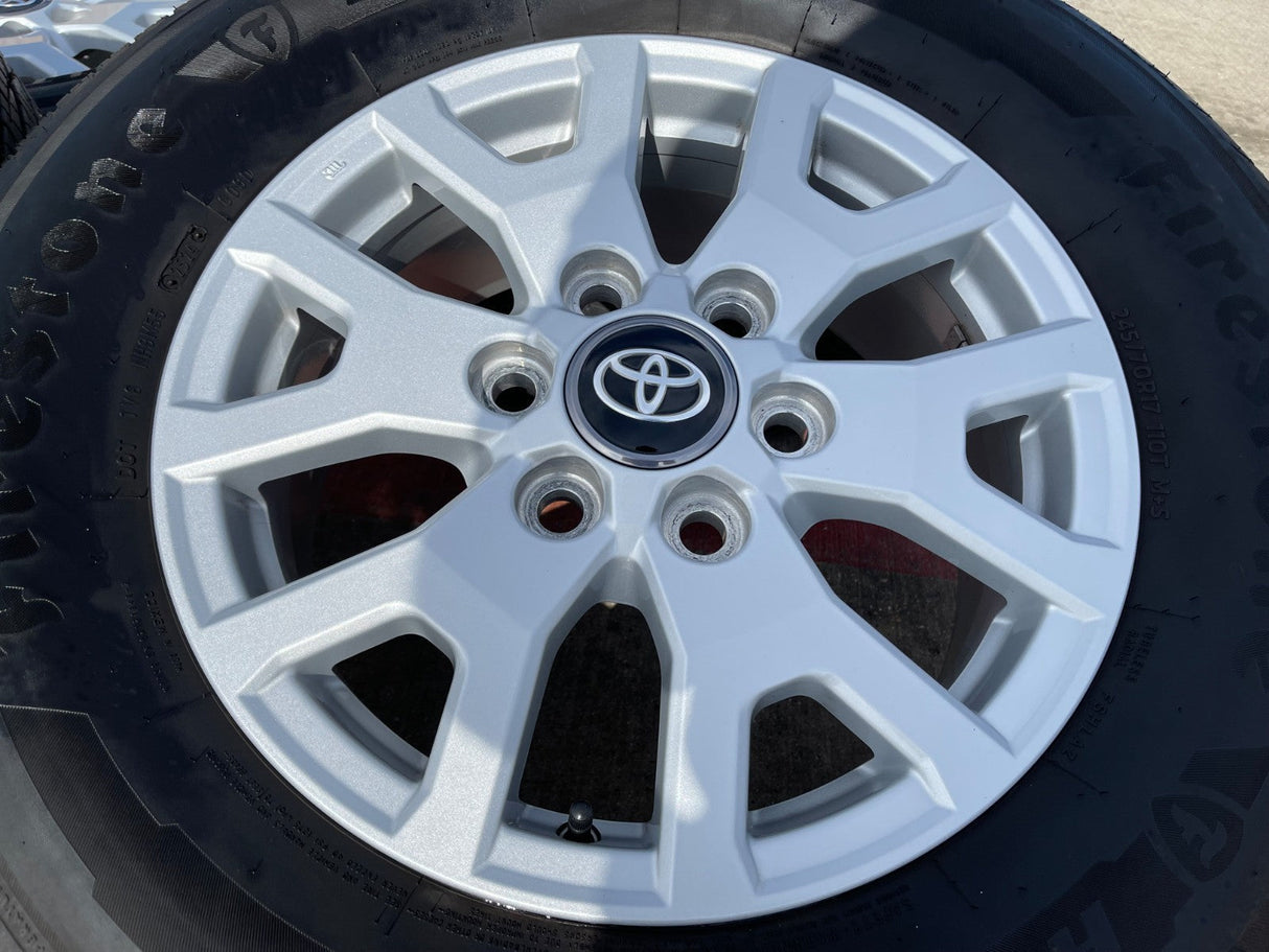 17" Toyota Tacoma 4Runner TRD OEM 94254 10637 wheels rims 2025 2026 FIRESTONE Texas Truck Tire