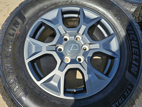 18" Lexus GX550 OEM wheels rims Toyota Land Cruiser Tundra Sequoia MICHELIN NEW Texas Truck Tire