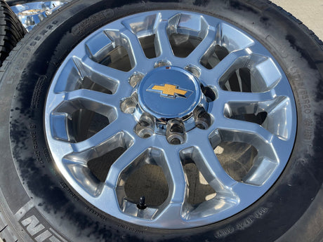 20" Chevy Silverado HIGH COUNTRY GMC Sierra AT4 2500 3500 OEM 95685 wheels rims Texas Truck Tire