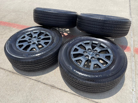 17" Toyota 4Runner Tacoma TRD OEM 94254 10637 wheels rims 2024 2025 2026 NEW Texas Truck Tire