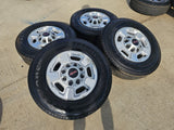 17" GMC Sierra Chevy Silverado 2500 3500 OEM 5500 wheels rims FIRESTONE NEW Texas Truck Tire