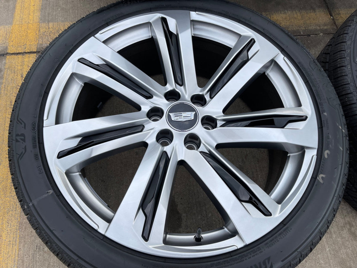 24" Cadillac Escalade V OEM wheels rims 2023 2024 2025 2026 NEW BRIDGESTONE Texas Truck Tire