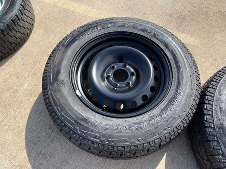 (1) 18" INEOS Grenadier OEM steel wheel rim tire 2024 2025 2026 NEW Texas Truck Tire