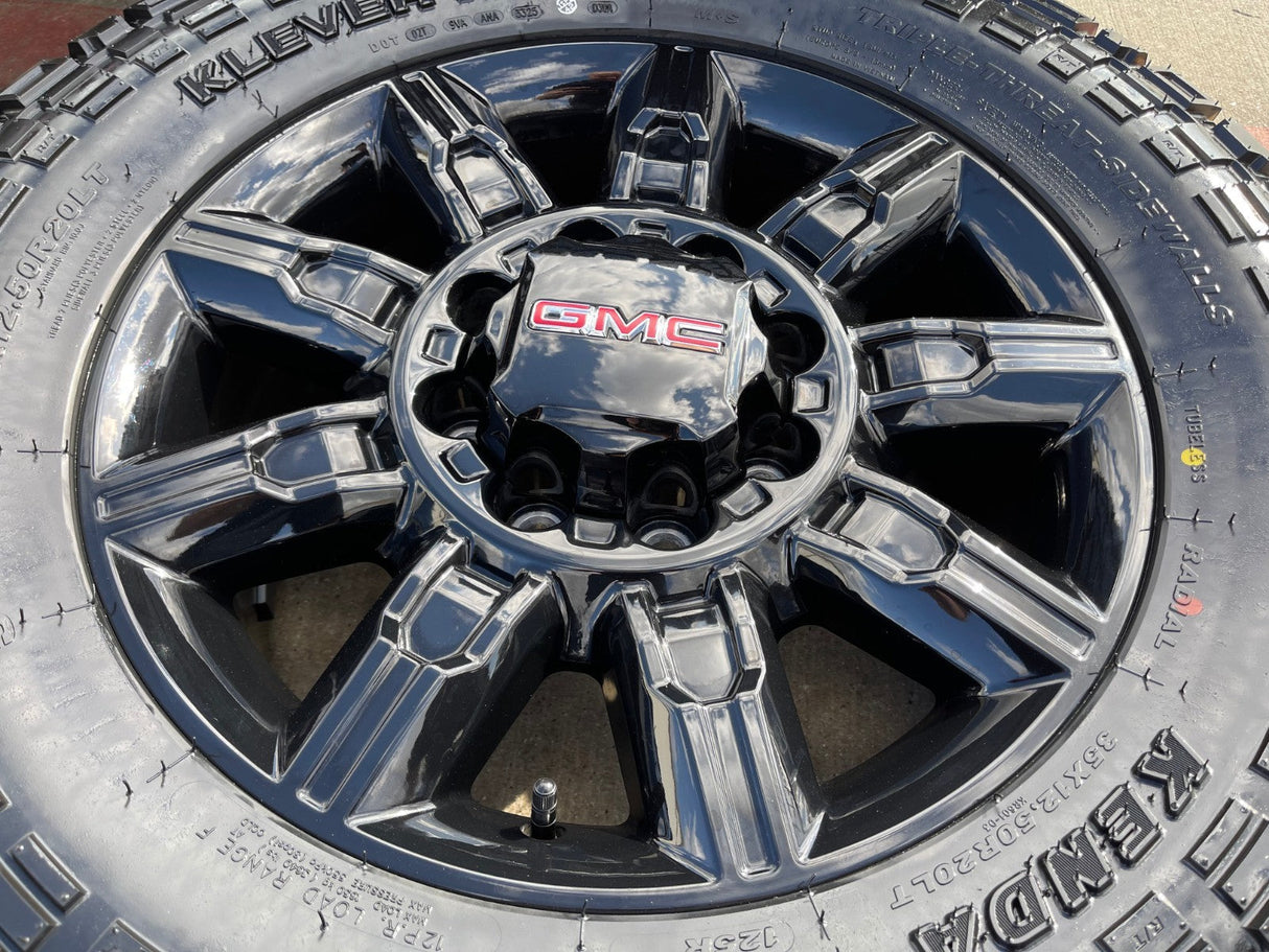 20" GMC Sierra AT4X 2500 3500 OEM 14137 5963 wheels rims Silverado NEW 35" R/T Texas Truck Tire