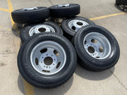 17" Dodge Ram 3500 Dually 8x200 wheels rims 2703 2704 OEM NEXEN tires Texas Truck Tire