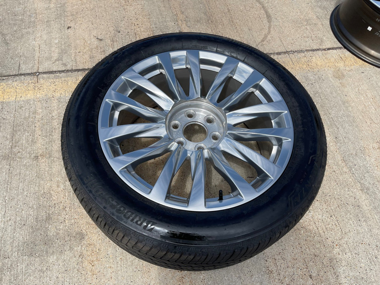 22" Cadillac Escalade OEM 4873 95026 polished wheel rim 2021 2022 2023 2024 2025 Texas Truck Tire