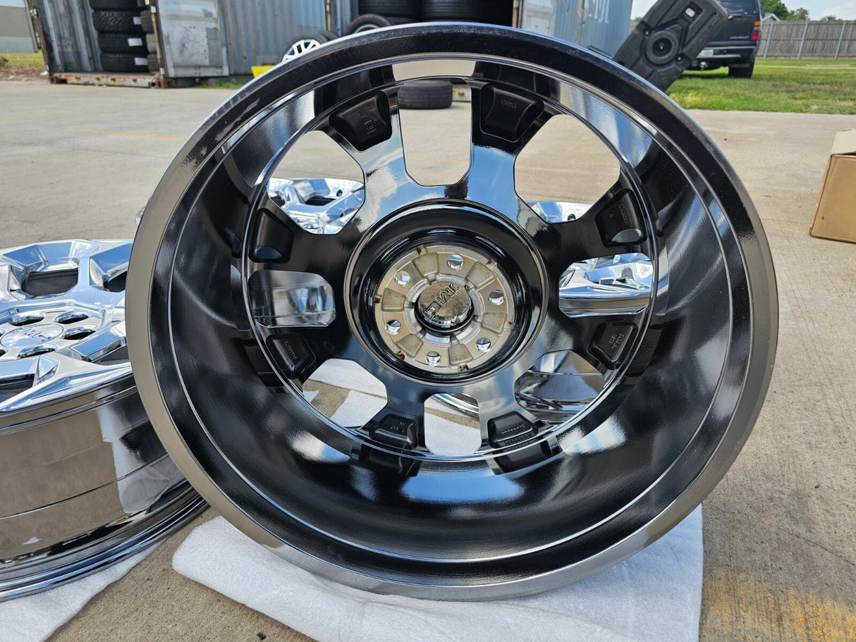 24" GMC Yukon Sierra Tahoe Cadillac Escalade V OEM wheels rims 2025 2026 NEW Texas Truck Tire