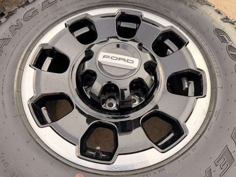 18" Ford F-250 F-350 OEM TREMOR rims wheels 10482 DURATRAC R/T 35" 2025 2026 Texas Truck Tire