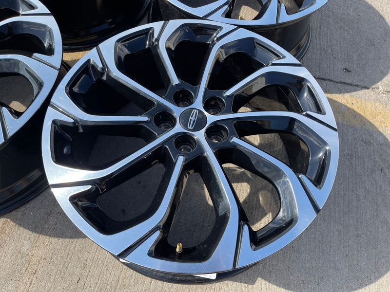 21" Lincoln Nautilus Black Label OEM 95858 rims wheels 2023 2024 2025 2026 NEW Texas Truck Tire