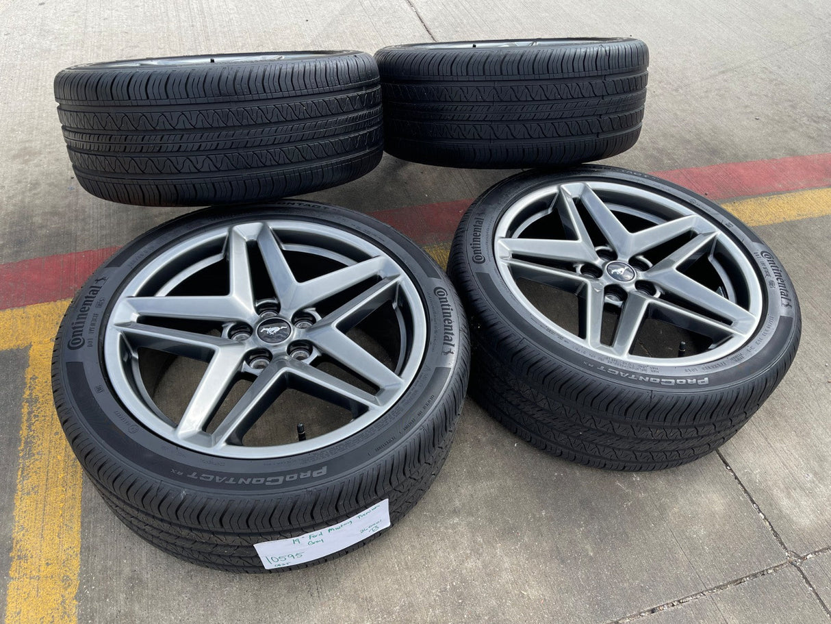 19" Ford Mustang Stealth GT OEM 10595 wheels rims 2024 2025 2026 2027 NEW Texas Truck Tire