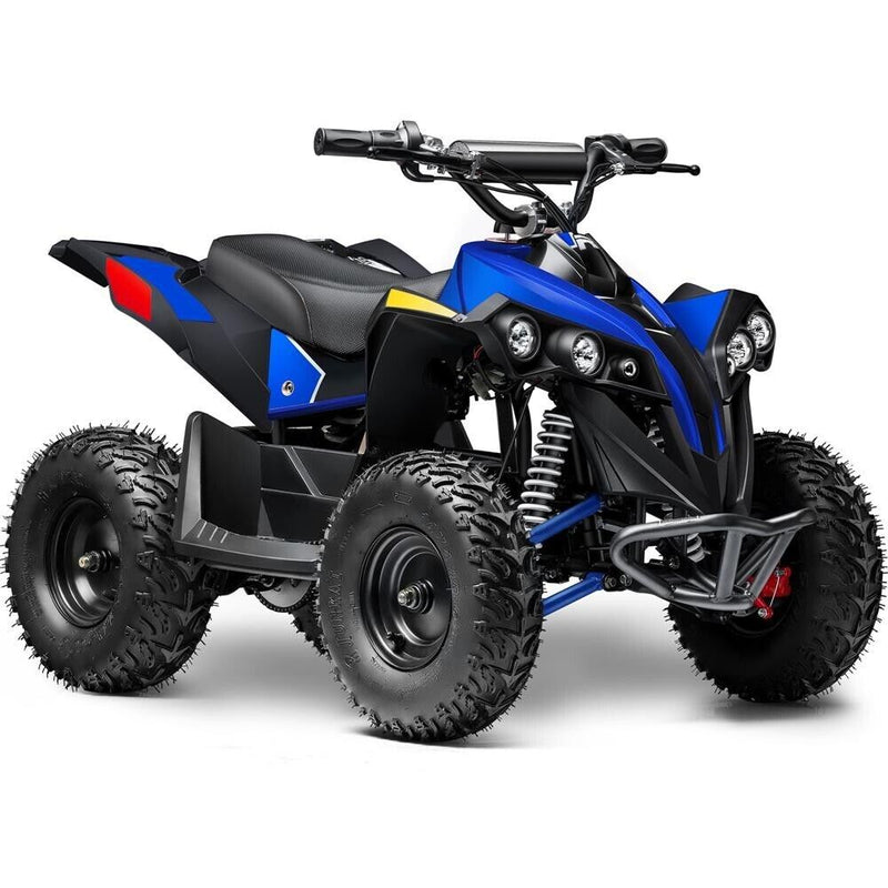 MotoTec E-Bully 36v 1000w Children's All-Terrain Vehicle - White, Red and Blue