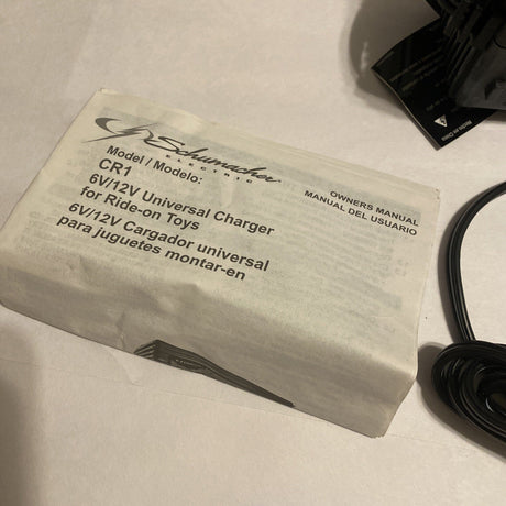 Universal Ride-On Toy Charger with Single Connector for CR1 Batteries
