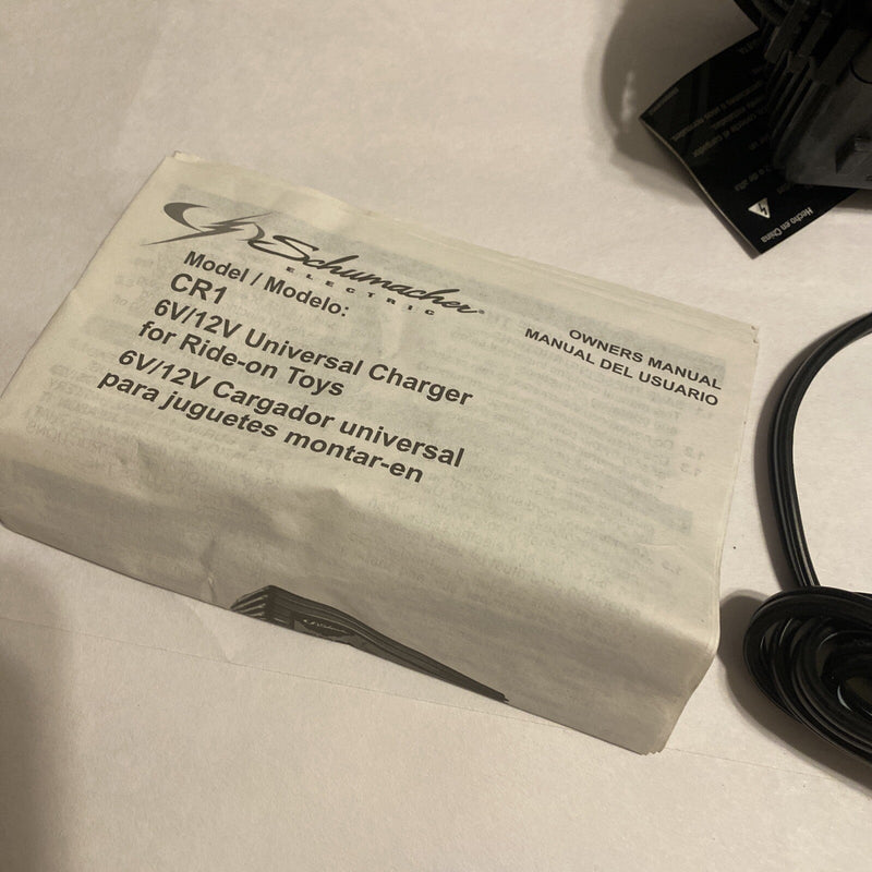 Universal Ride-On Toy Charger with Single Connector for CR1 Batteries