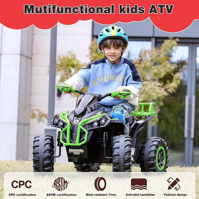 Electric Ride-On Quad ATV for Kids 3-7 Years Old - Perfect Gifts for Children