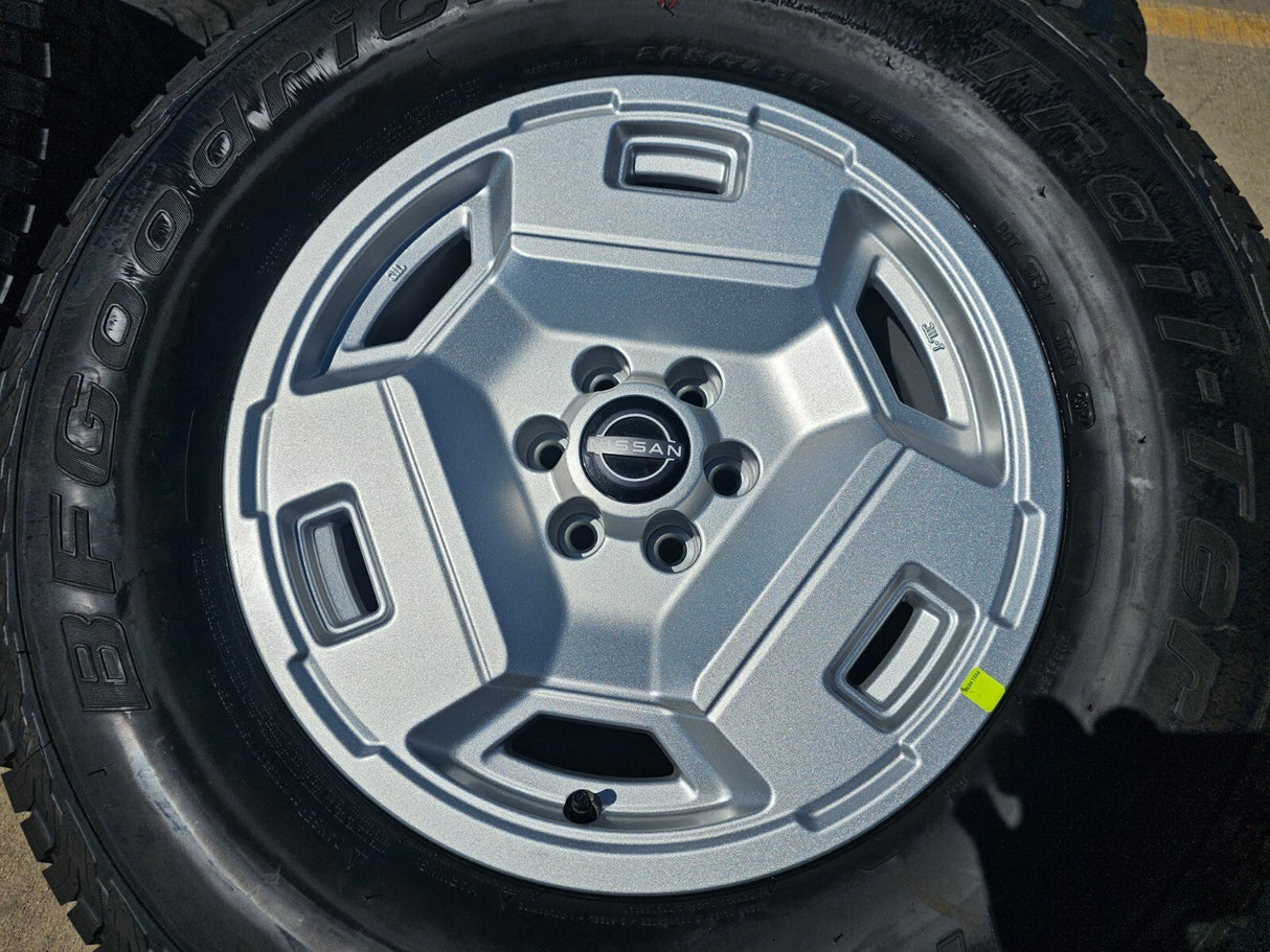 17" Nissan Frontier OEM Retro Hardbody Edition 62783 wheels rims 2025 NEW BFG Texas Truck Tire