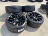 21" + 22" BMW OEM X5M X6M Series OEM 86244 86243 wheels rims MICHELIN Texas Truck Tire