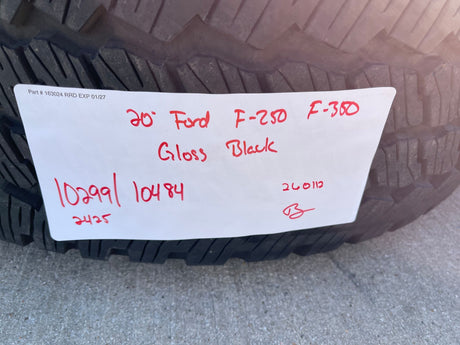 20" Ford F-250 F-350 OEM black TREMOR 10484 10299 wheels rims BRIDGESTONE NEW Texas Truck Tire