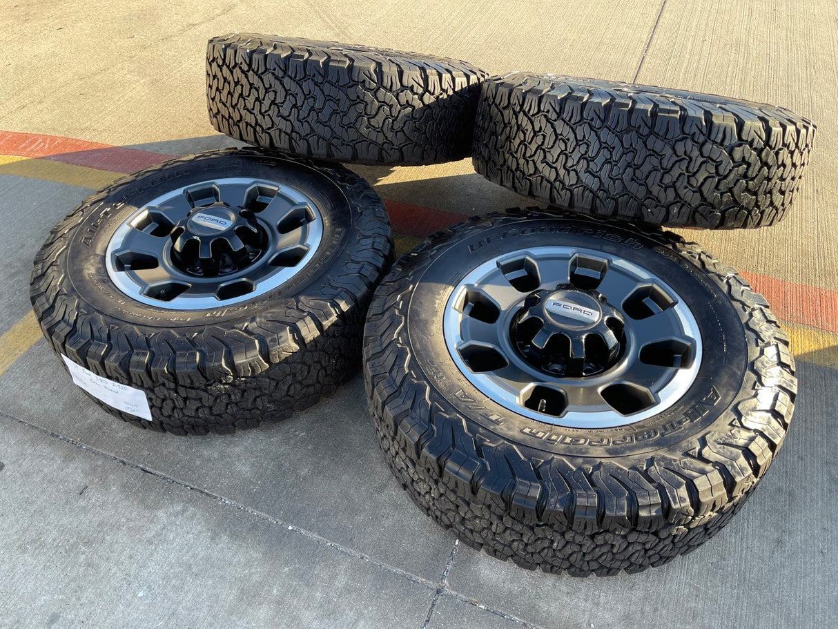 18" Ford F-250 F-350 OEM TREMOR rims wheels 10482 BFG KO2 A/T Texas Truck Tire
