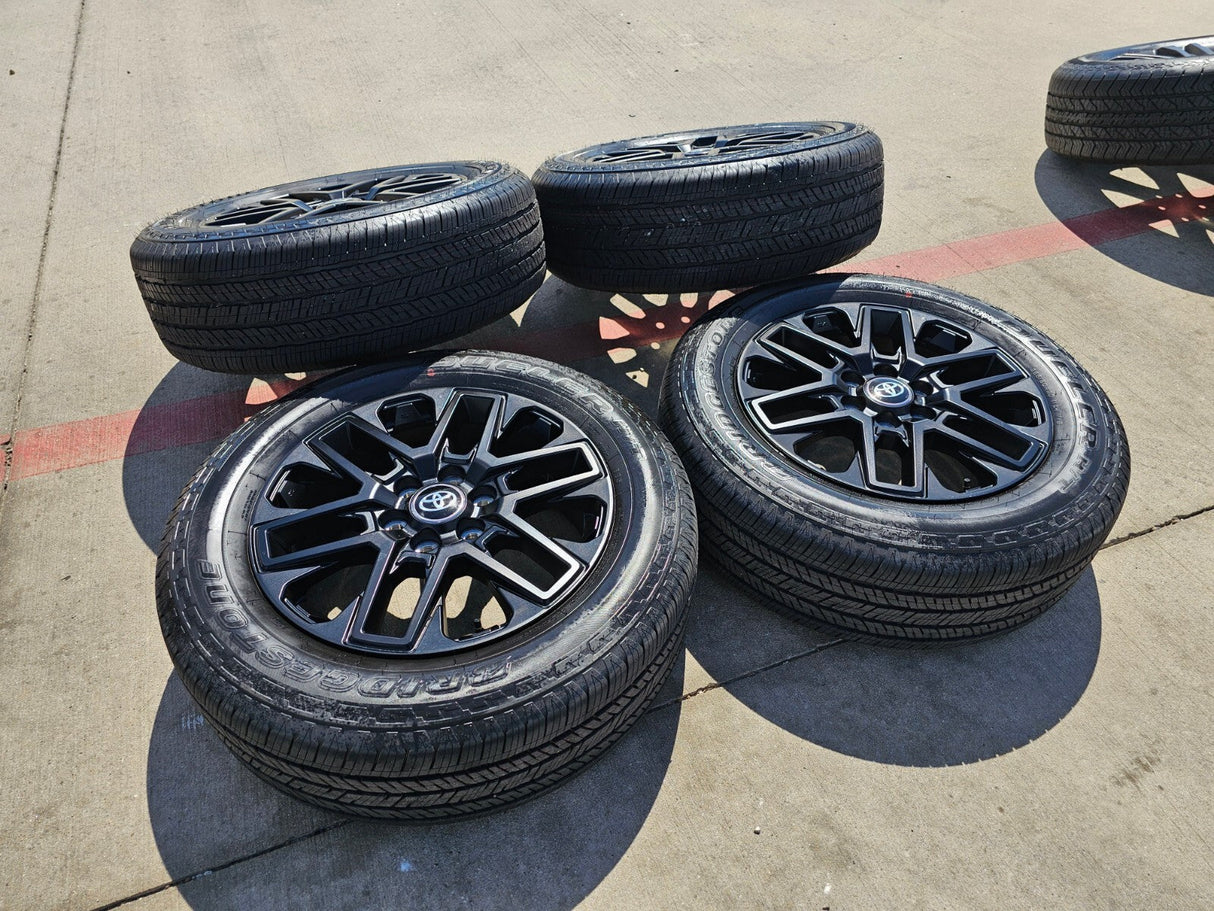 20" Toyota Tundra TRD OEM wheels rims TSS 75276 95295 Sequoia 2024 2025 2026 NEW Texas Truck Tire