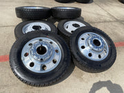 19.5" Ford F-450 Dually F-550 rims wheels RAM 4500 OEM 10x225 2024 2025 2026 Texas Truck Tire