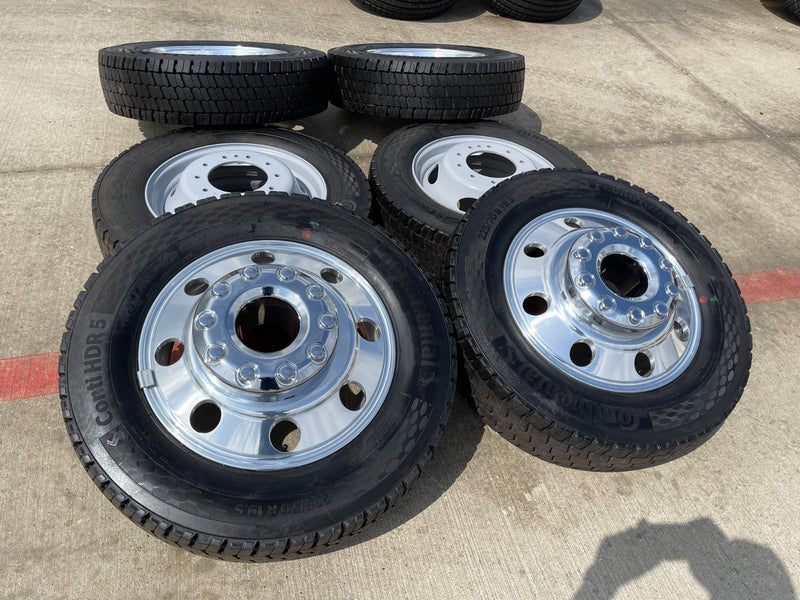 19.5" Ford F-450 Dually F-550 rims wheels RAM 4500 OEM 10x225 2024 2025 2026 Texas Truck Tire