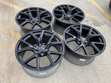 20" 20x10 Jeep Grand Cherokee SRT Trackhawk SRT8 OEM 9173 black wheels rims Texas Truck Tire
