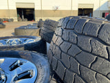 20" Ford F-250 F-350 OEM KING RANCH 10295 25085 10552 chrome wheels rims tires Texas Truck Tire