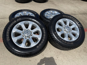 20" Dodge Ram 2500 3500 LARAMIE OEM 2700 wheels rims tires 2023 2024 2025 2026 Texas Truck Tire
