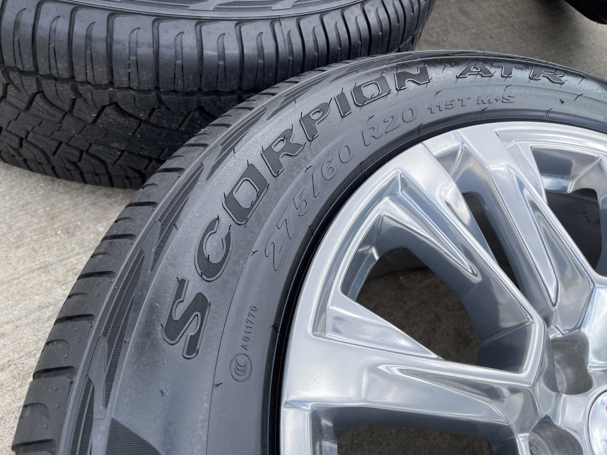 20" GMC Sierra Yukon Denali OEM 5917 wheels rims Chevy 2022 2023 2025 2026 NEW Texas Truck Tire
