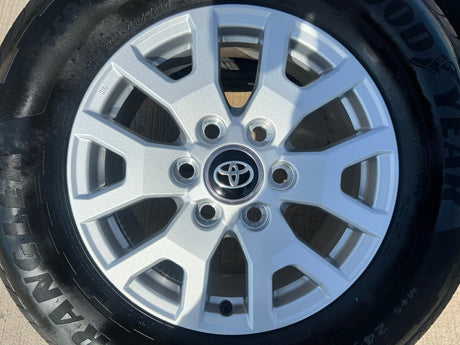 17" Toyota Tacoma 4Runner TRD OEM 94254 10637 wheels rims 2025 2026 GOODYEAR NEW Texas Truck Tire