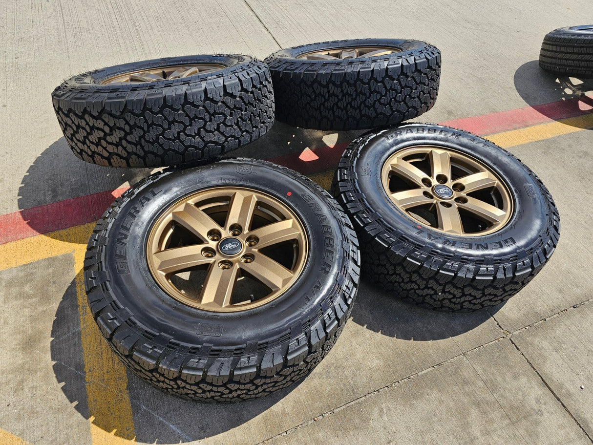 17" Ford F-150 OEM BRONZE Tremor rims wheels 10339 2024 2025 2026 NEW Texas Truck Tire