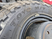 17" Dodge Ram 3500 Dually Laramie 8x200 wheels rims 2703 2704 OEM TOYO M/T 33" Texas Truck Tire