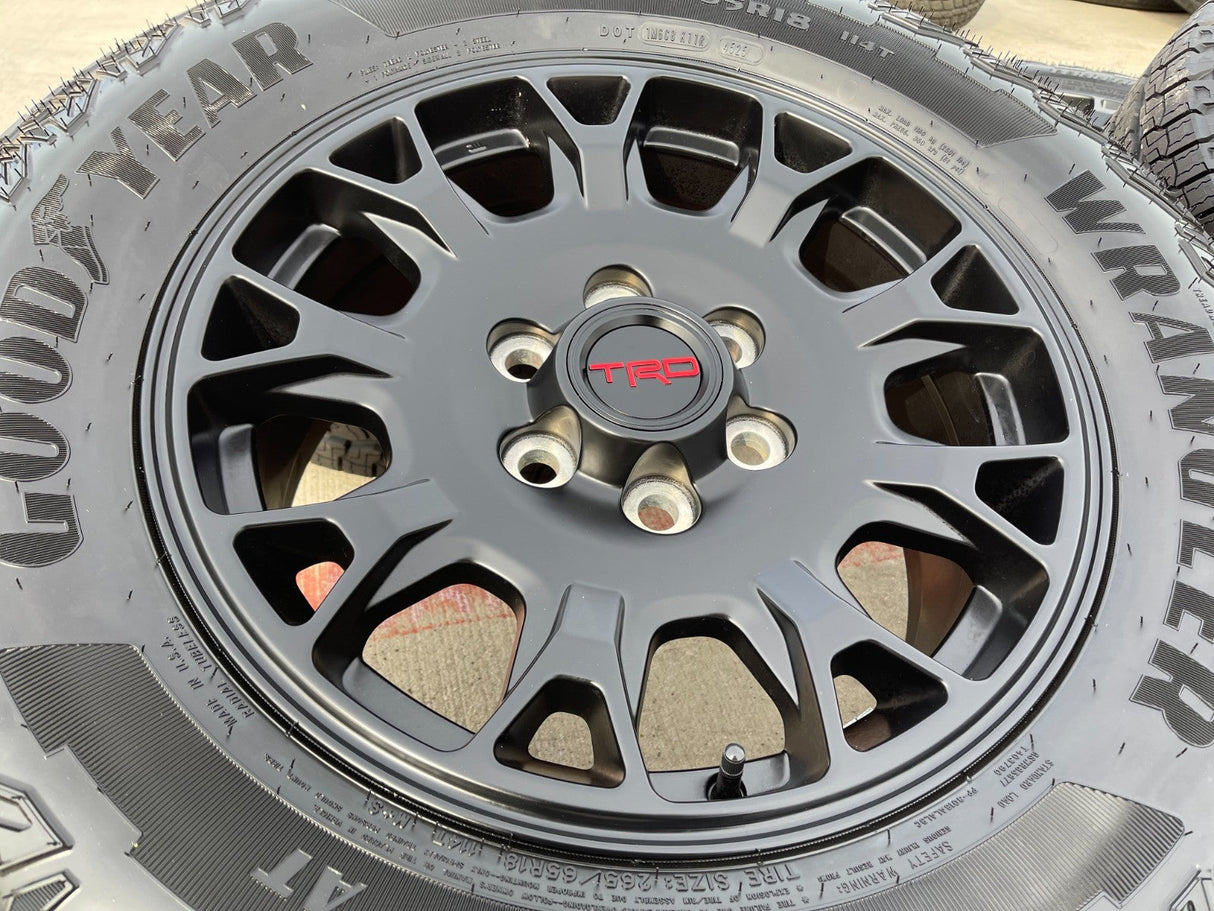 18" Toyota Tacoma 4Runner TRD Pro OEM 95973 wheels rims 2025 2026 GOODYEAR NEW Texas Truck Tire