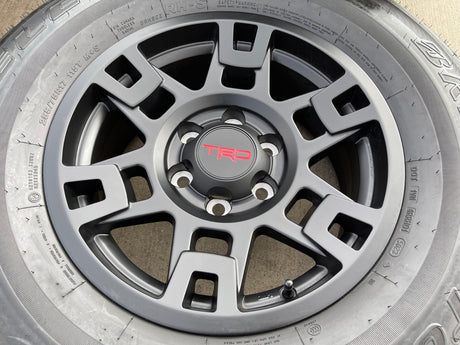 17" Toyota Tacoma 4Runner OEM wheels rims black 75167 TRD FJ DUELER A/T NEW Texas Truck Tire