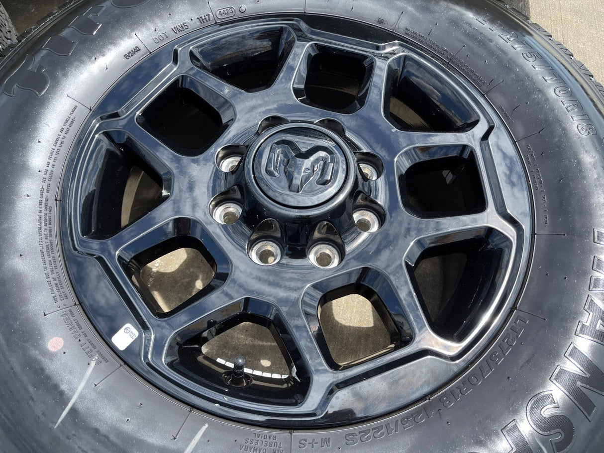 18" Dodge Ram 2500 3500 OEM 68629288 wheels rims FIRESTONE HT Texas Truck Tire