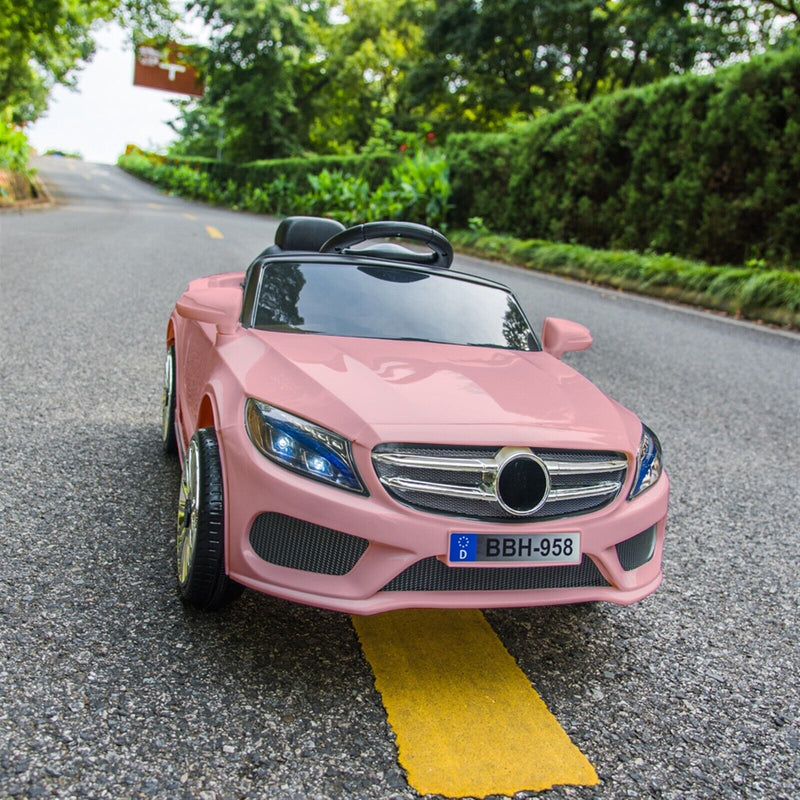 Electric Ride-On Car for Kids with Remote Control, Music, and LED Lights - Perfect Gift for Young Drivers!