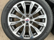 22" GMC Yukon Sierra DENALI OEM wheels rims 14025 97000 tires MICHELIN Texas Truck Tire