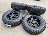 17" Jeep Gladiator OEM wheels rims 9326 95729 Wrangler BFG KM2 Texas Truck Tire