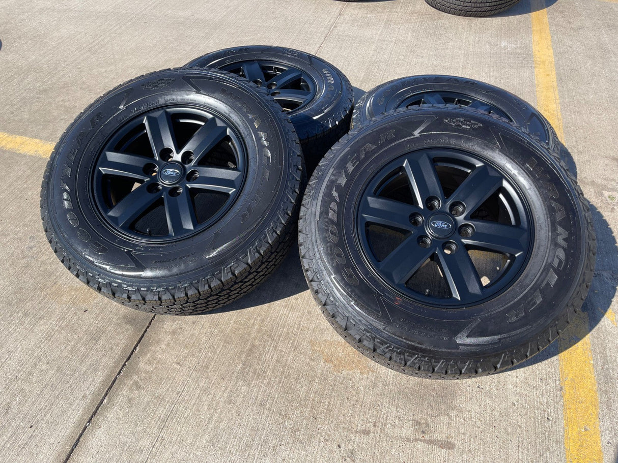 17" Ford F-150 Expedition OEM rims wheels 10339 tires NEW GOODYEAR A/T Texas Truck Tire