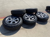 17" Ford Bronco HERITAGE wheels rims OEM tires NEW 10384 NEW Texas Truck Tire