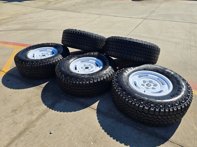 17" Ford Bronco HERITAGE Stroppe Edition 10463 OEM wheels rims white 2026 NEW Texas Truck Tire