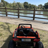 24V Touchscreen Clash Ride-On Mega Buggy - UTV Adventure Vehicle for Two - Razor UTV Inspired - Off-Road All-Terrain Fun Machine - Can-Am Style