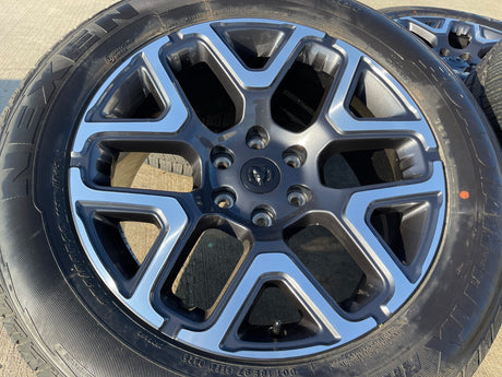 20" Dodge Ram 1500 OEM 94059 Laramie wheels rims 68583860AA 2024 2025 2026 Texas Truck Tire