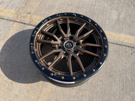 20x9 Fuel Rebel D681 Chevy Silverado RAM Tacoma wheel rim 6x139 6x5.5 Texas Truck Tire