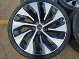 21" Lucid Air Grand Touring OEM 95542 95543 wheels rims black tires NEW Texas Truck Tire