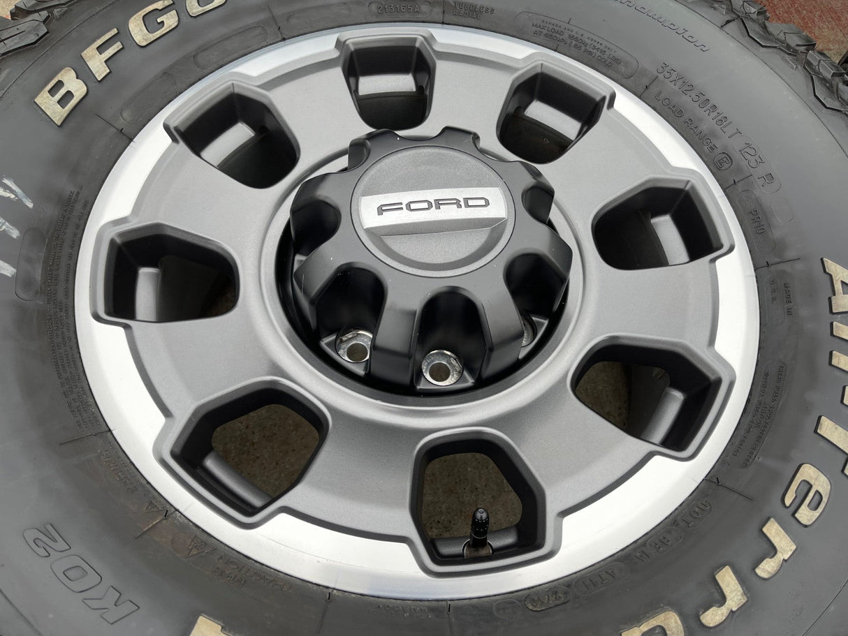 18" Ford F-250 F-350 OEM TREMOR rims wheels 10482 BFG KO2 KO3 A/T 35" Texas Truck Tire