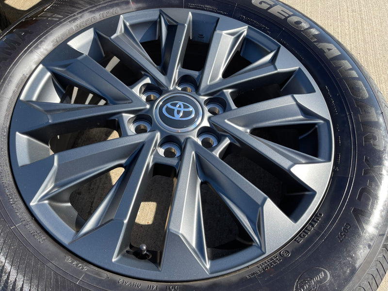 (5) 20" Toyota Land Cruiser OEM wheels rims 94057 Tundra Sequoia 2024 2025 2026 Texas Truck Tire